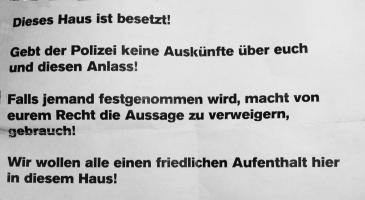 PArty Informations Flyer zur Sauvage