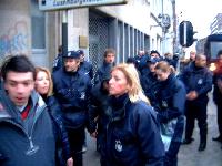 Les derniers squatteurs, emmenés vers 9:00