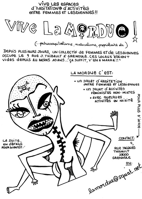La Mordue, squat fministe
grenoblois